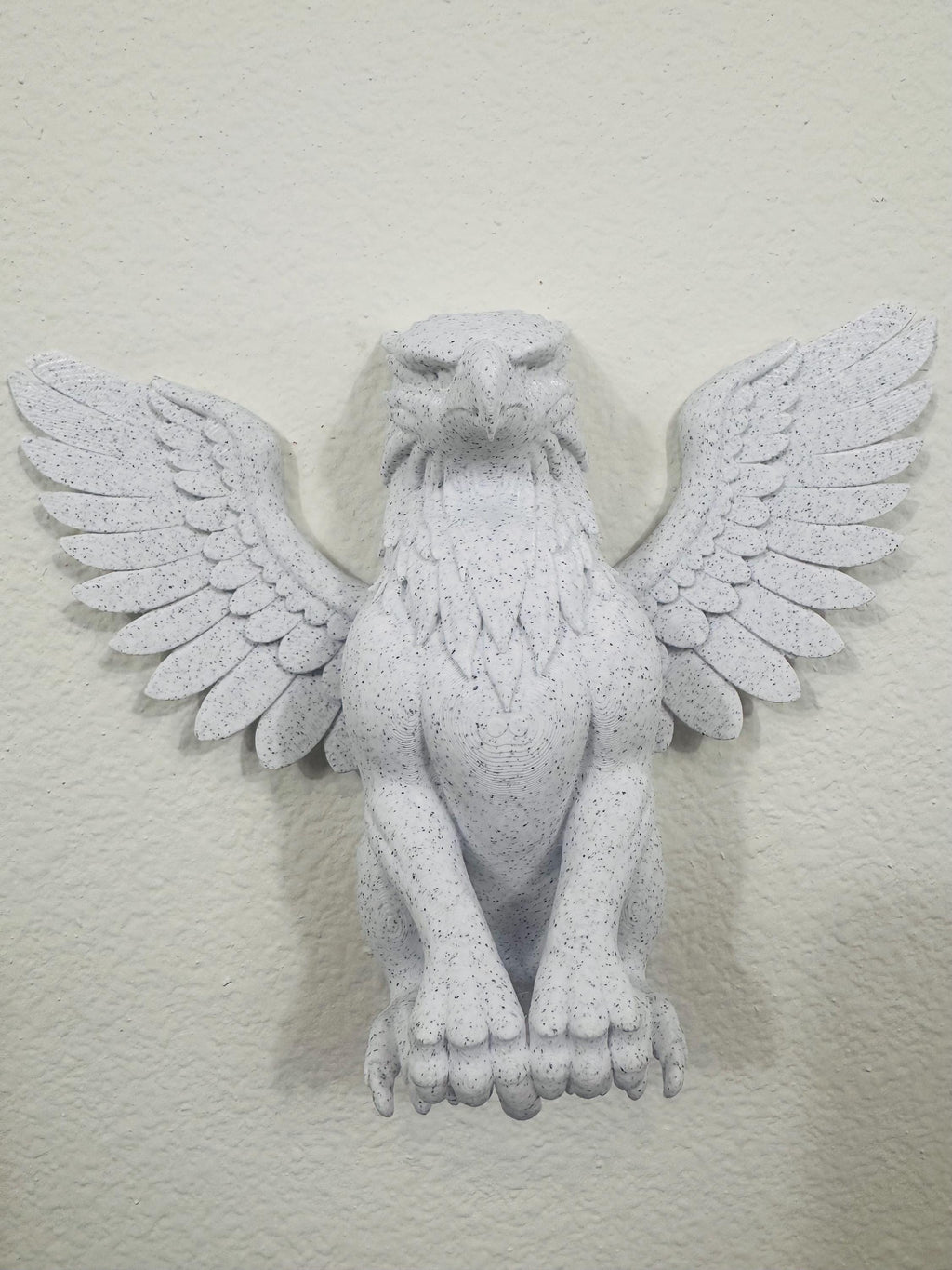 Griffin Wall Mounted Sculpture | Winged Mythical Creature Decor | Fantasy Guardian Wall Art | Unique Home Accent | Mythical Wall Decor