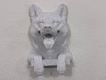 Husky Wall Mounted Sculpture | Happy Husky Wall Hanging Decor | Cute Dog Home Accent | Smiling Husky Art Gift for Dog Lovers