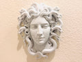 Medusa Wall Sculpture | Greek Goddess Stone Face Decor | Mythology Wall Art | Ancient Gorgon Statue for Home or Office