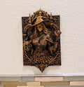 Gothic Witch Wall Decor Skull Dark Fantasy Gothic Wall Art Occult Medieval Horror Home Decor Witchcraft Altar Art