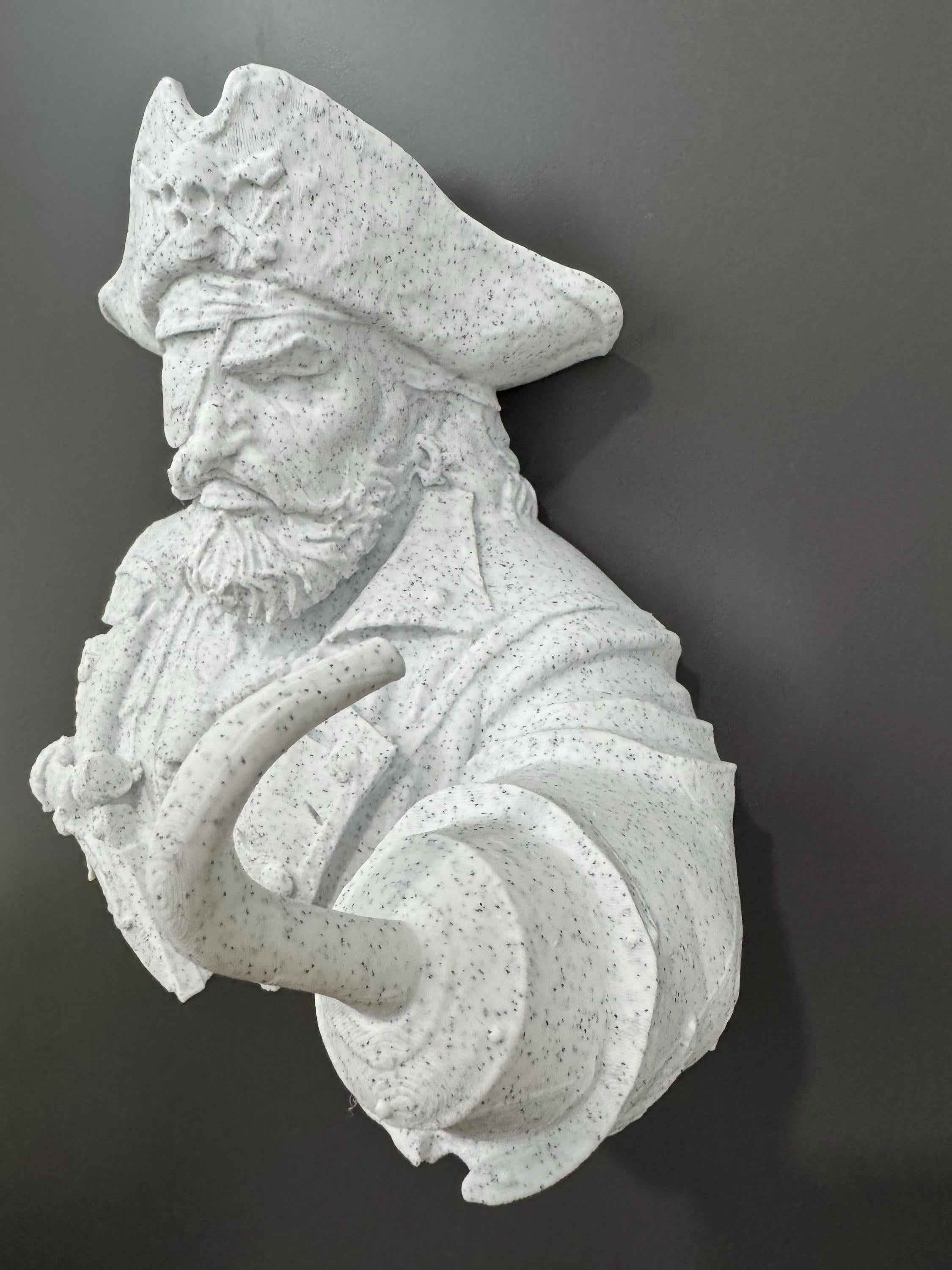 Pirate Skull Wall Key Holder Hook Nautical Gothic Decor Pirate Captain Wall Mount Entryway Man Cave Coastal Home Decor