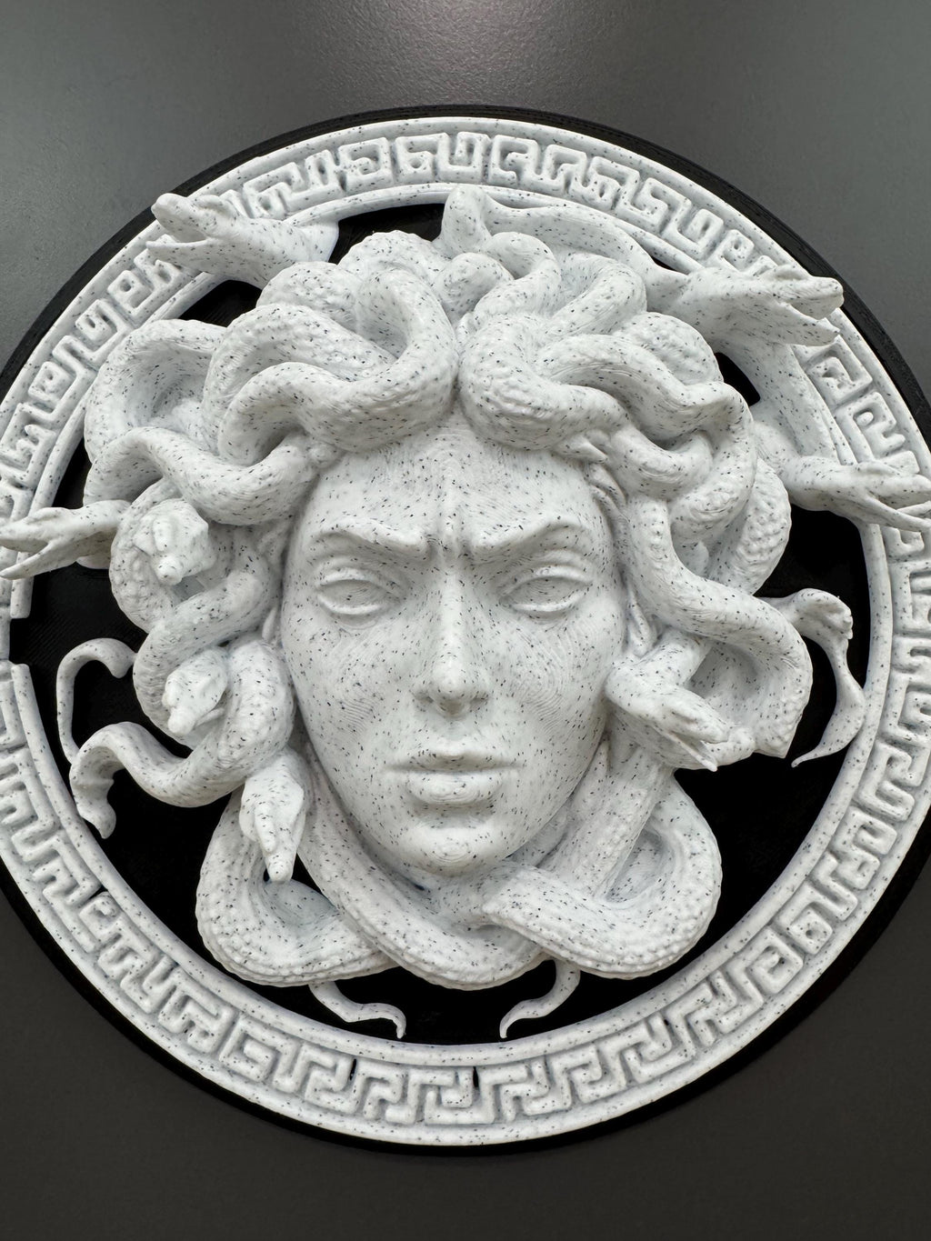 Medusa Wall Art Gorgon Greek Mythology Sculpture Stone Style Gothic Home Decor Dark Academia Plaque Greek Myth Head Hanging