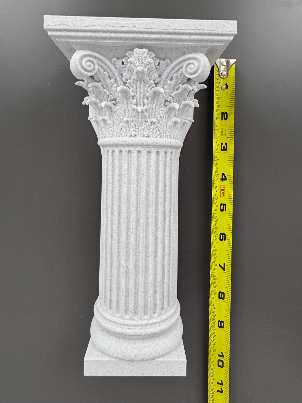 Column Wall Shelf | Greek Corinthian Pillar Sconce | Roman Architecture Decor | Classical Floating Display | Dark Academia Housewarming Gift