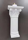 Column Wall Shelf | Greek Corinthian Pillar Sconce | Roman Architecture Decor | Classical Floating Display | Dark Academia Housewarming Gift