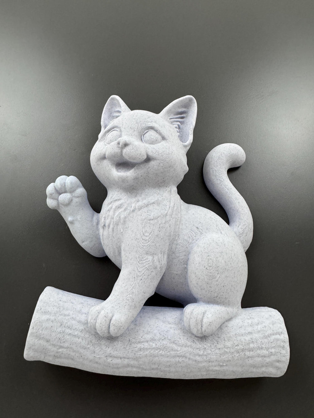 Cat Wall Sculpture | Kitten Wall Art | Cat Lover Gift | Funny Cat Wall Hanging | Nursery Animal Decor | Smiling Cat Wall Mount