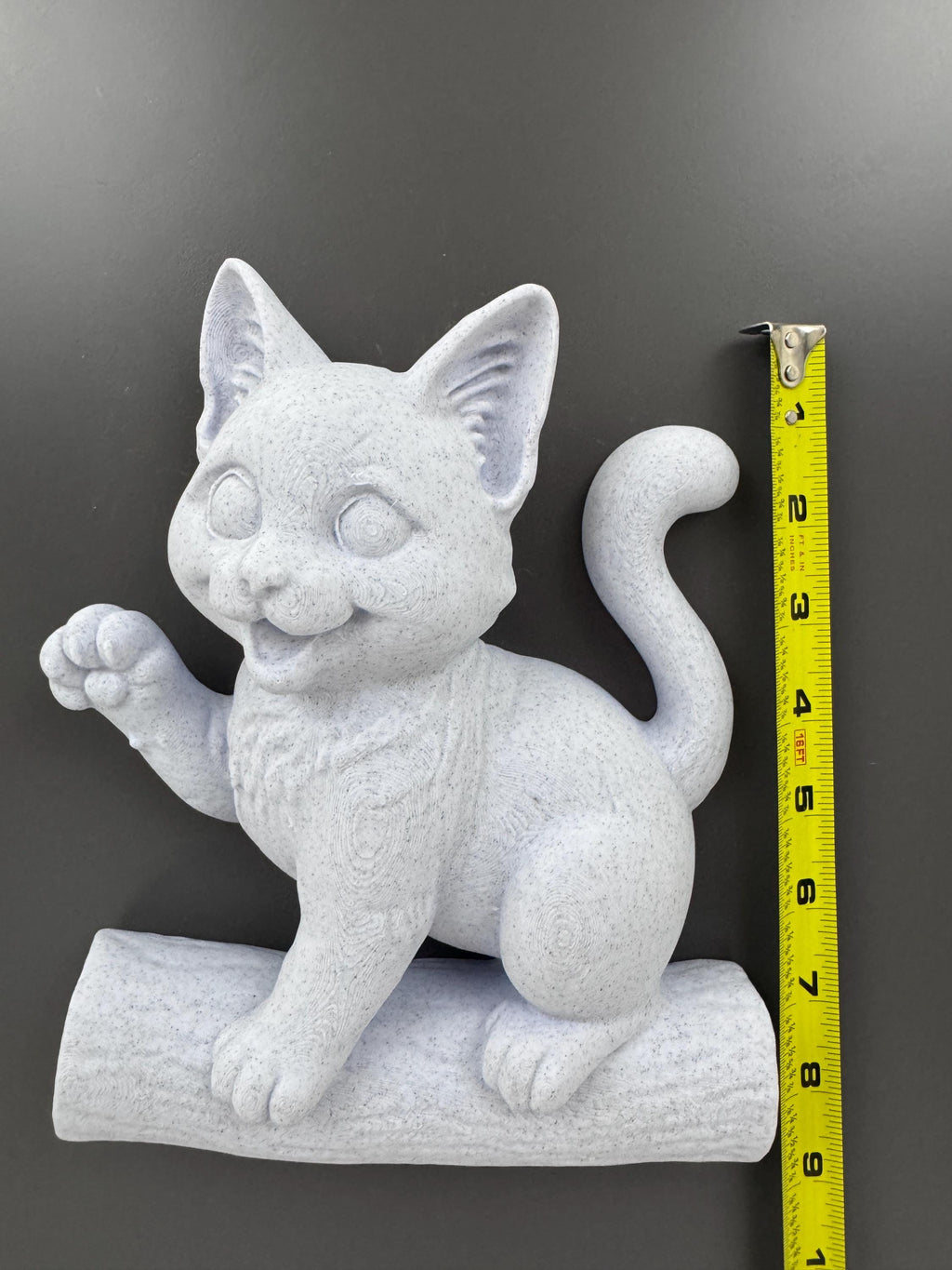 Cat Wall Sculpture | Kitten Wall Art | Cat Lover Gift | Funny Cat Wall Hanging | Nursery Animal Decor | Smiling Cat Wall Mount