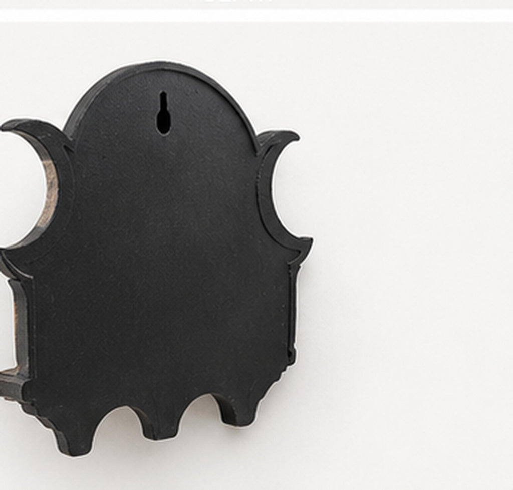 Back of the Hecate shelf showing the keyhole slot