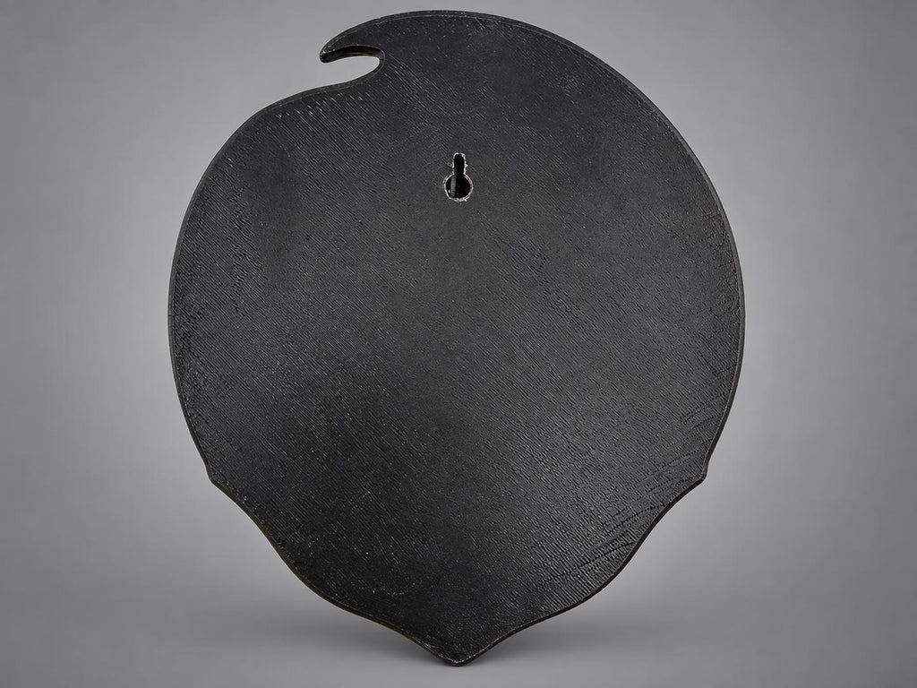 Back of the lioness sculpture showing the keyhole