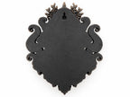 Back of the Siren Queen sculpture showing the keyhole