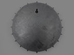 Back of the Medusa medallion showing the keyhole mount