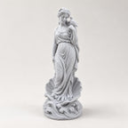Close-up of the dove and raised hand on the Aphrodite statue