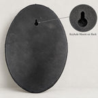 Bigfoot oval portrait wall sculpture, additional view